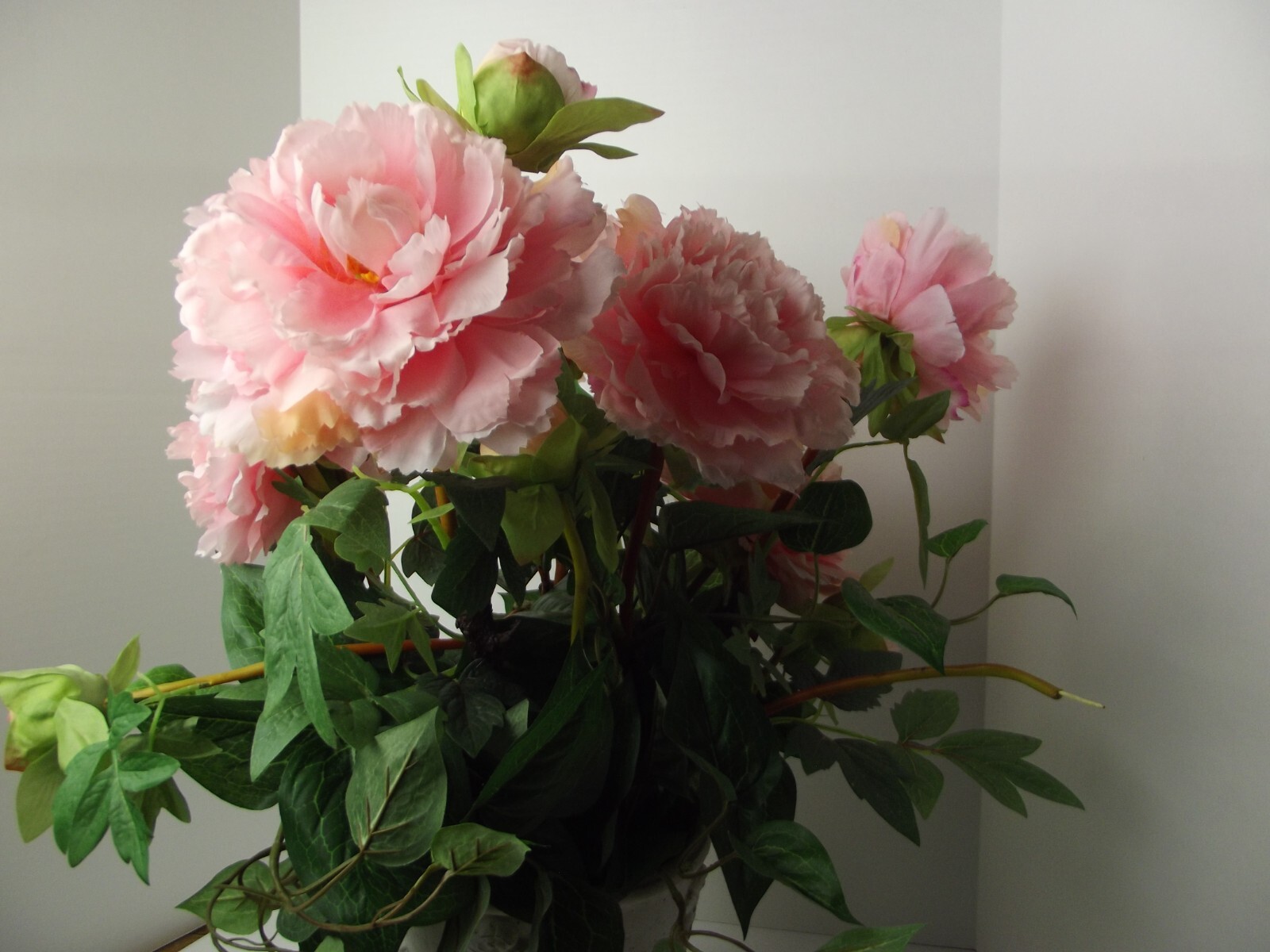Disney Peony Peonies Disneyland Grand Hotel Artificial Silk Fake Flowers