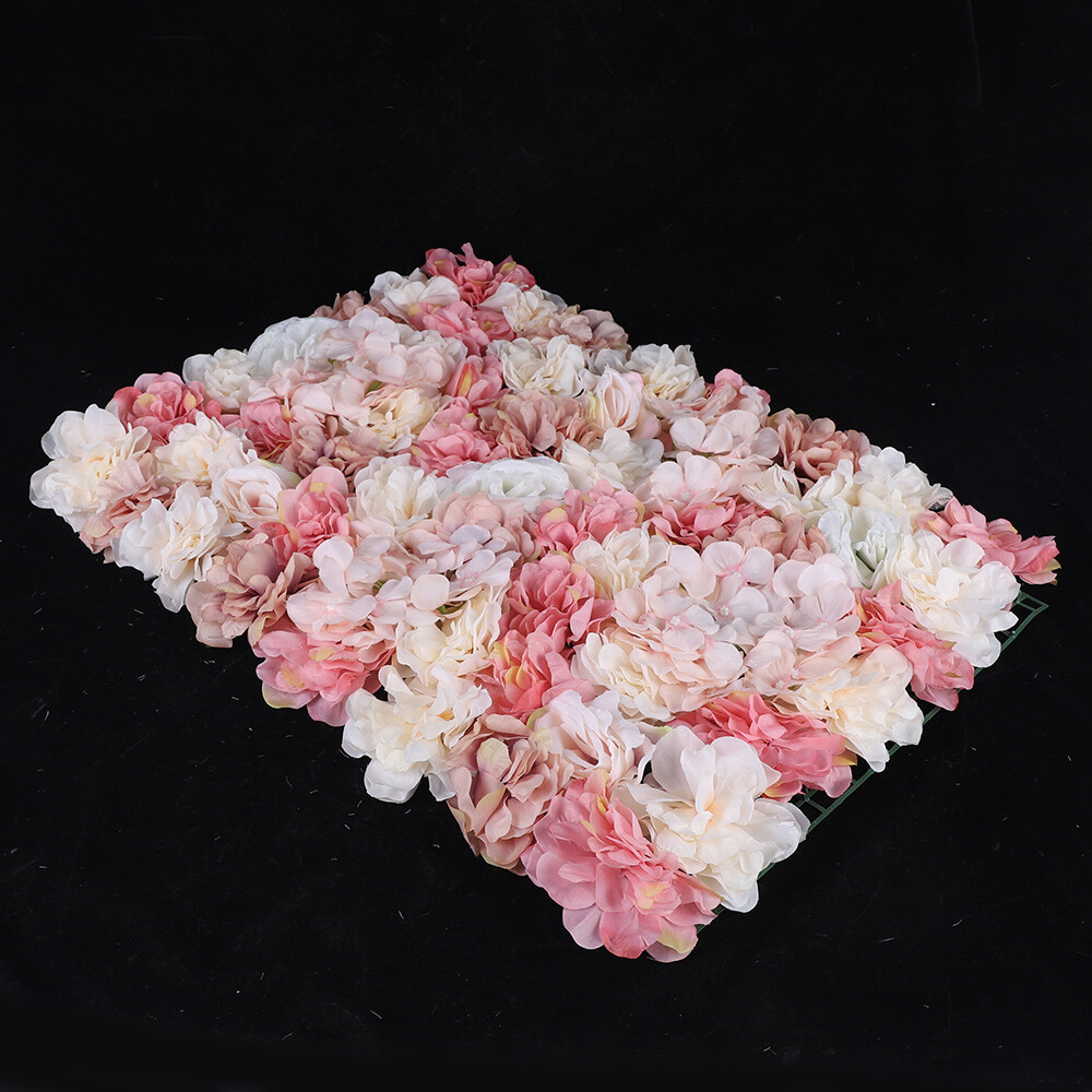 6pcs Artificial Flower Wall Panels Wall Mount 60*40 cm for Party Home Decor