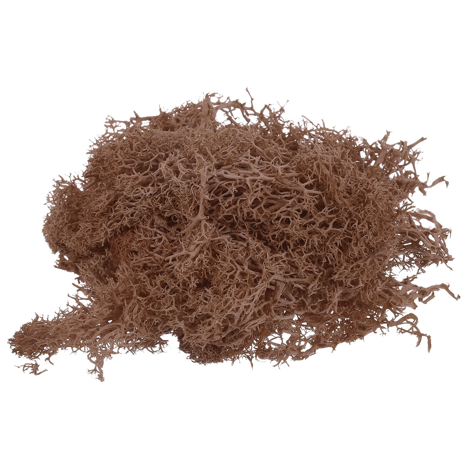 7 OZ Fake Moss, Preserved Decorative Moss with Box for Potted Plants, Coffee