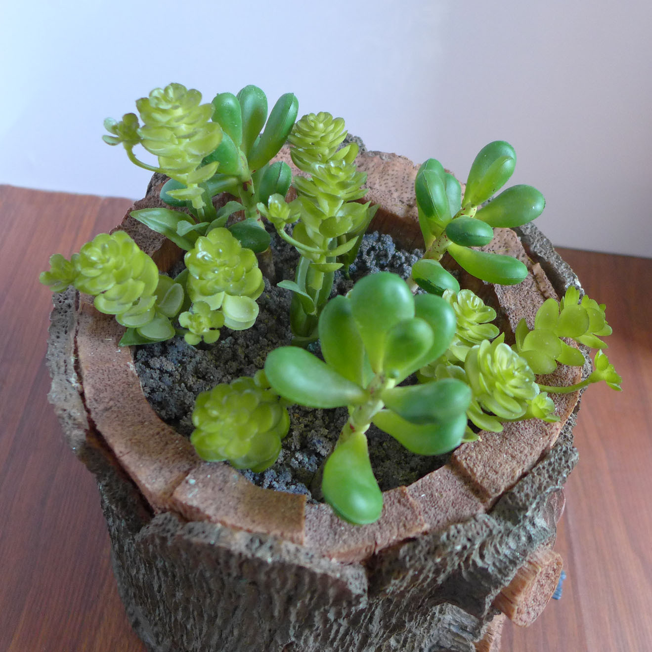 Set of 10 Miniature Artificial Succulents Grass Fair Garden decoration
