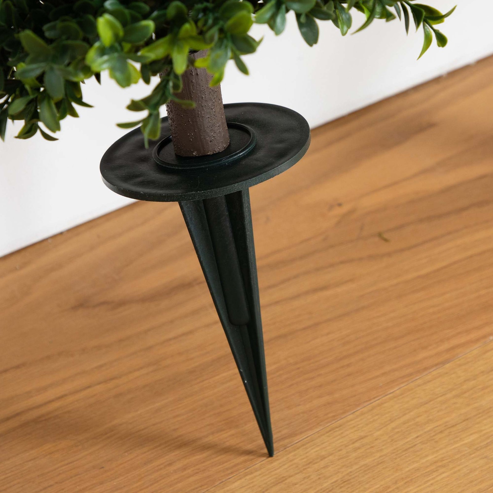 Nearly Natural 2.5ft UV Resistant Boxwood Plant w/ Integrated Stake(Set of 2)