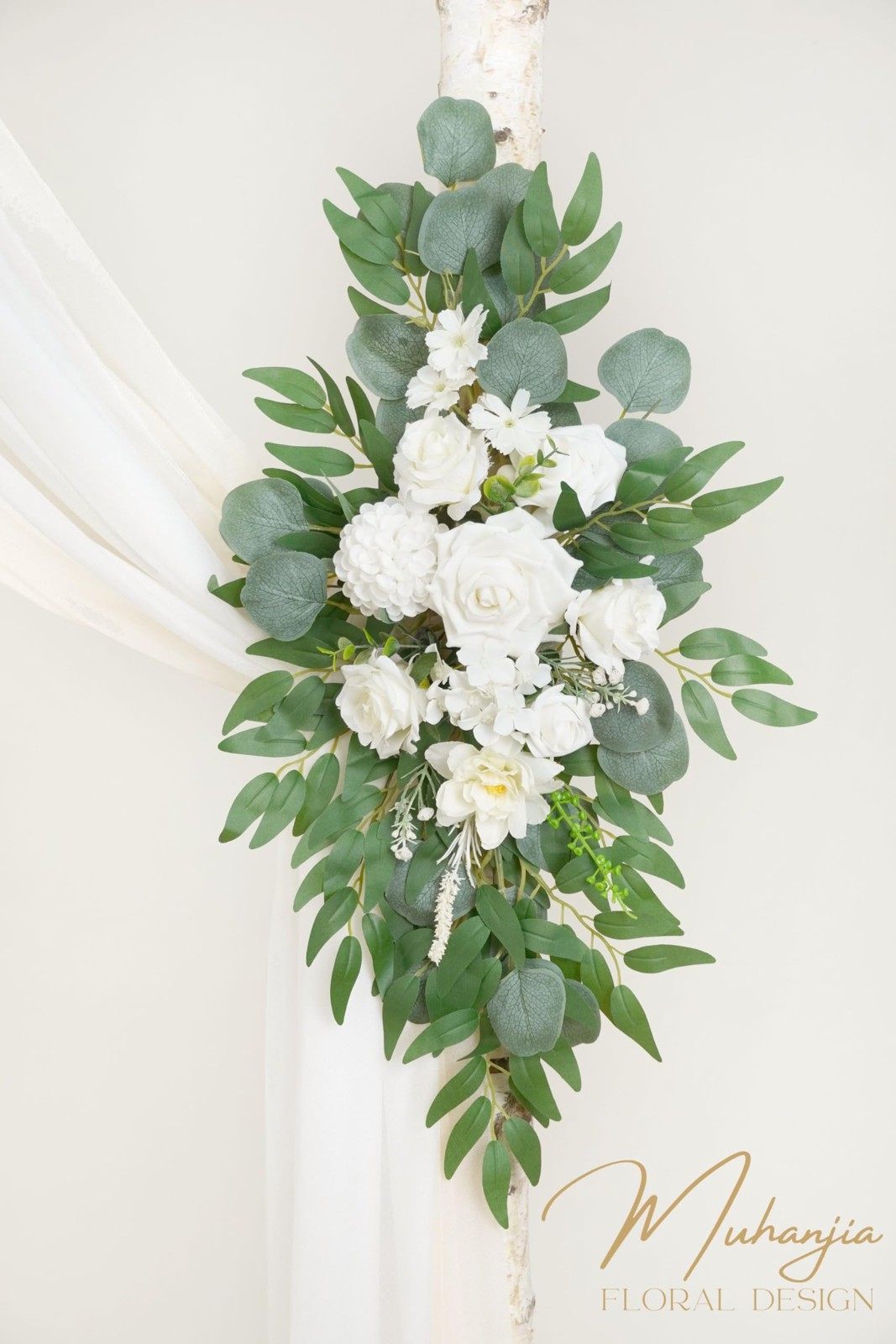 Artificial Arch Flowers Kit(Pack of 4),2Pcs Artificial Flower Arch Decor, 2Pc…
