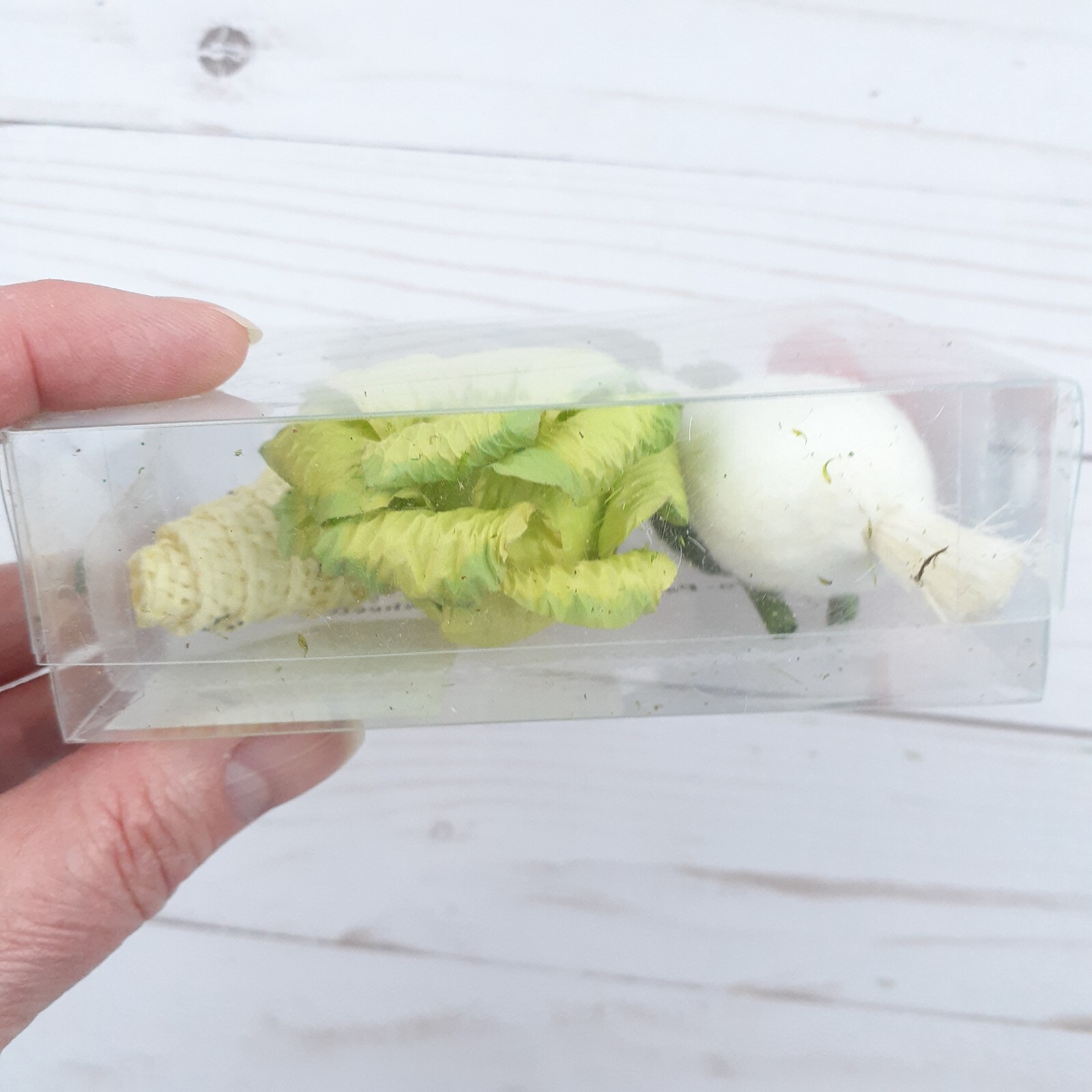 Spring Paper Felt Vegetables Bowl Filler Tabletop Decor