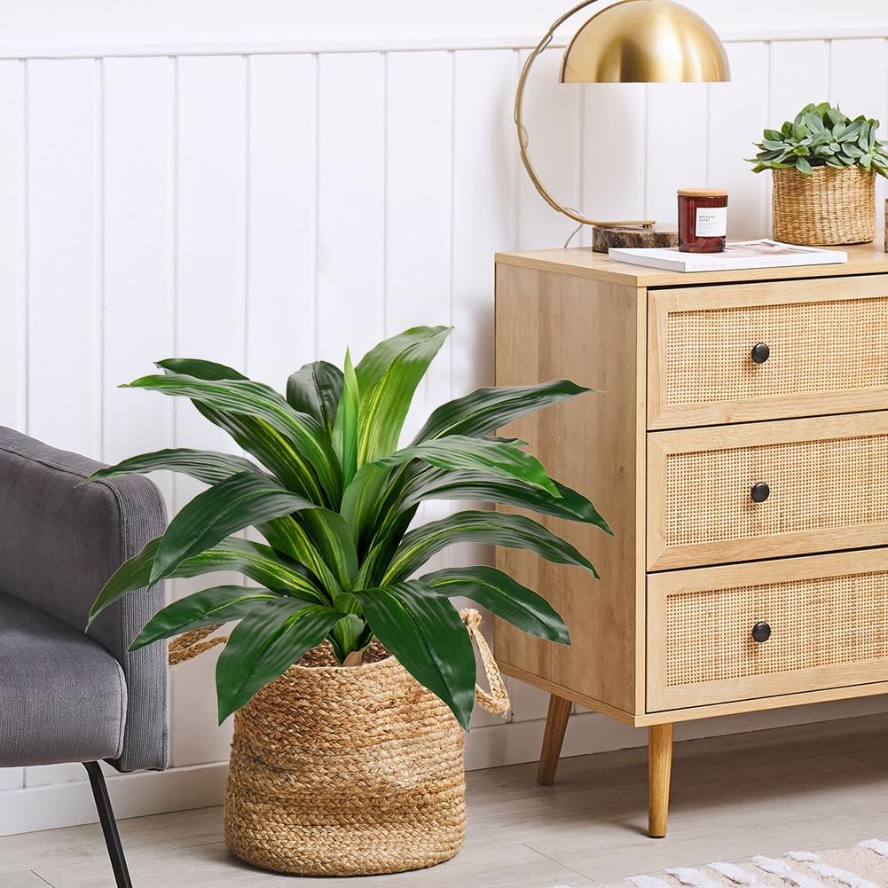 Dracaena Artificial Plants Large Fake Plant 22 Inches Tall Floor Plant Yucca …