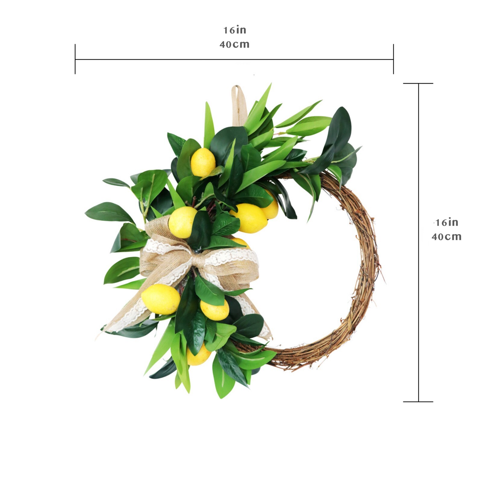 Lemon Wreath Green/Yellow