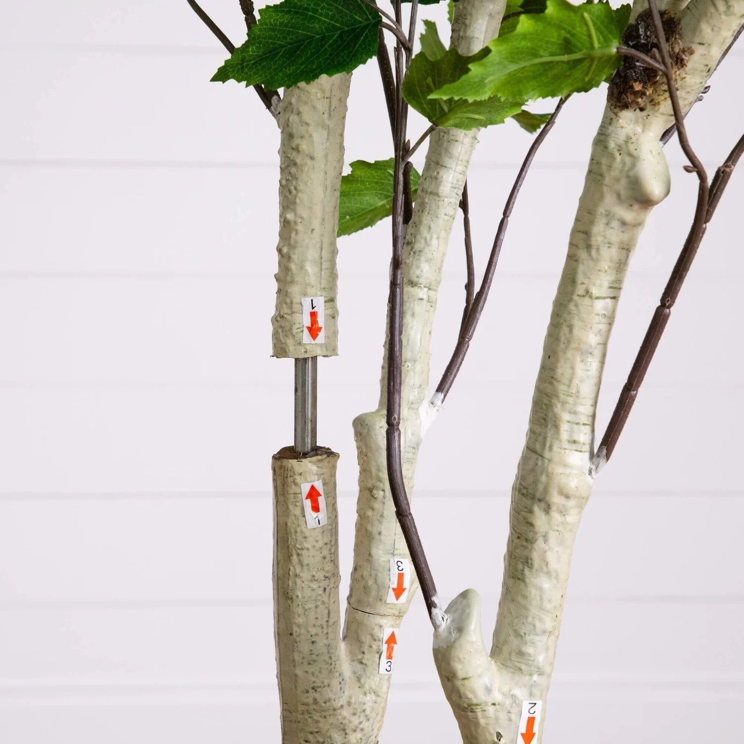 8’ Artificial Birch Tree Home Decor. Retail $434