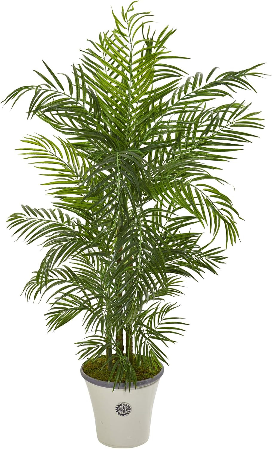6Ft UV Resistant Areca Palm Artificial Tree in Planter for Indoor/Outdoor Use