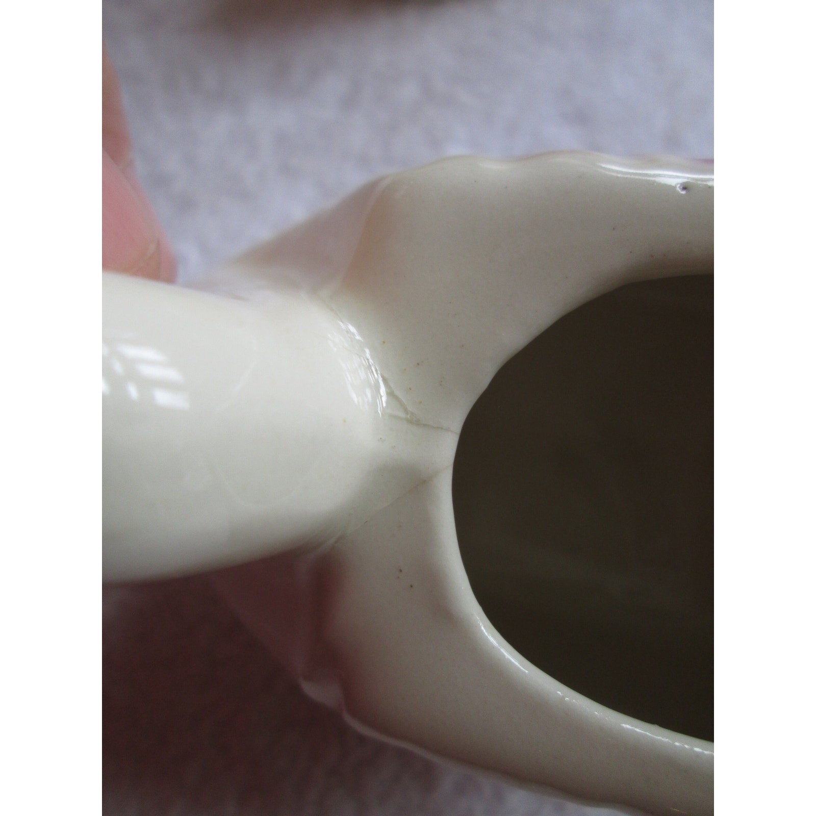 American Bisque, two swan planters, 4 1/2″, vintage design,