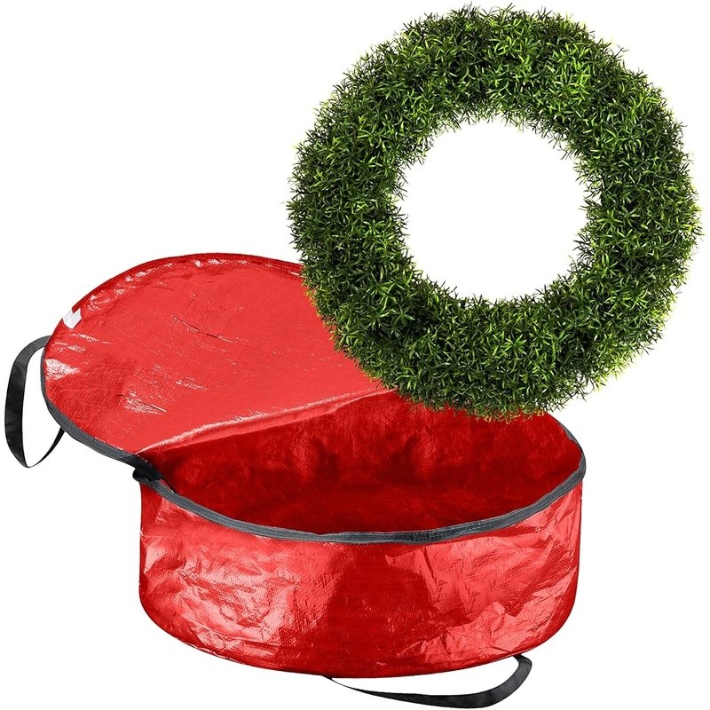 All-Season Wreath & Tote Set UV Resistant Artificial Greenery Home Decor New