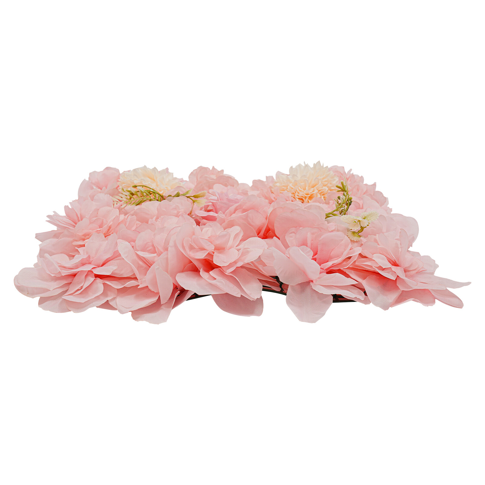 3D 12Pcs Flower Wall Panel-Artificial Flower Wall Background Silk Rose Mat