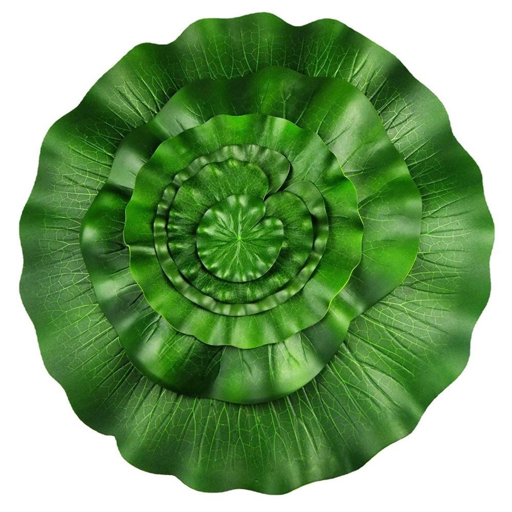 10*Artificial Fake Lotus Leaves Leaf-Water for lily Floating Pool Plant Garden
