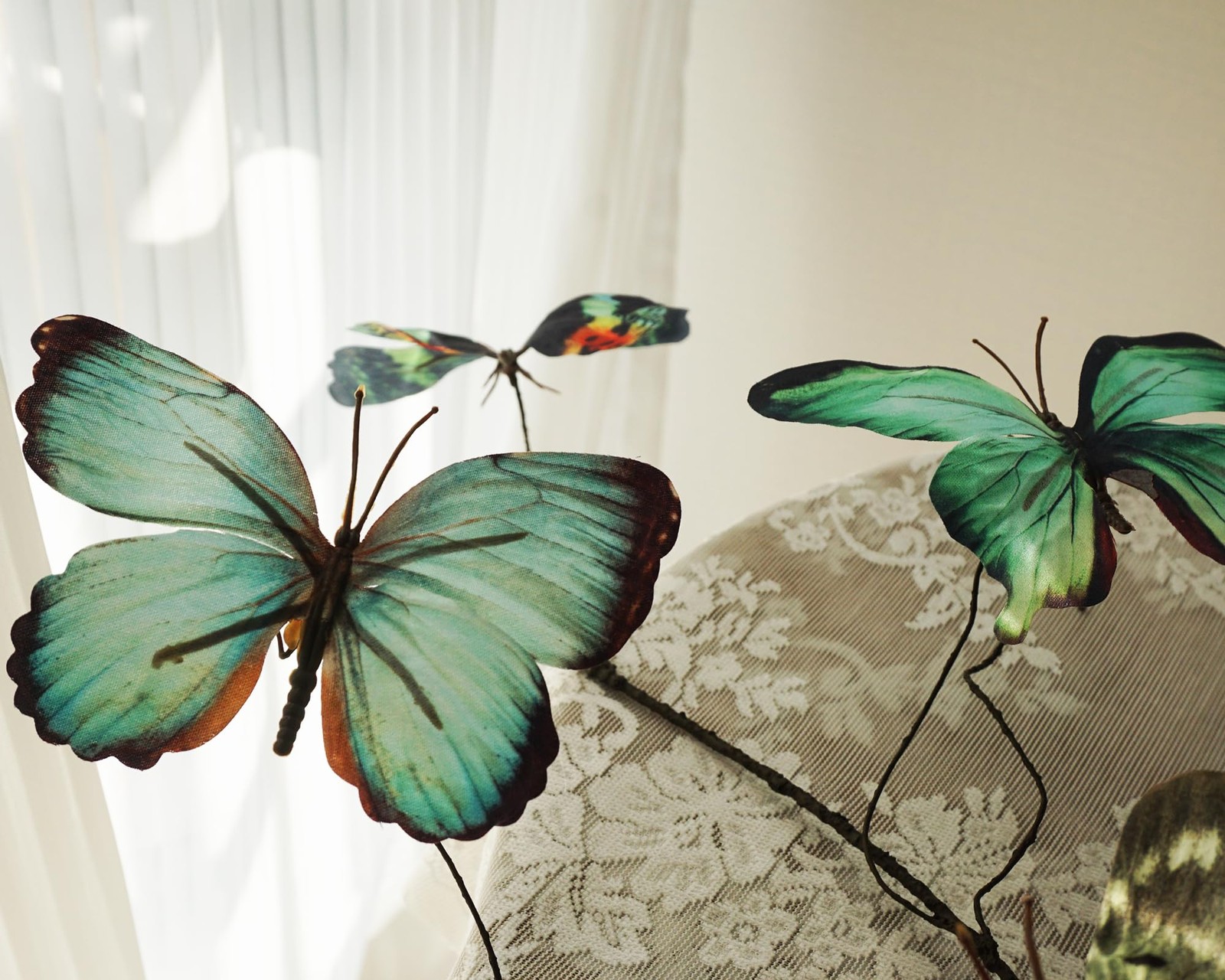 Artificial Butterfly, Silk Butterflys, Butterflies for Crafts for Floral Arra…