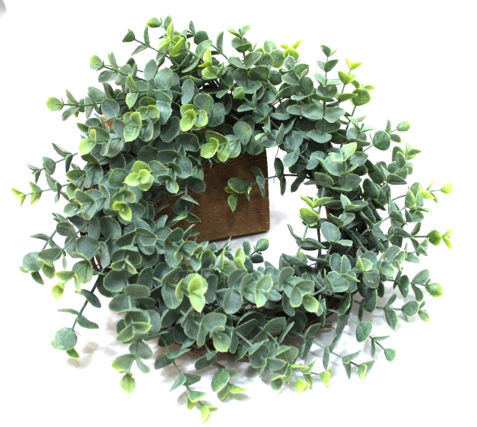 BoxWood Wreath Artificial Greenery 13″ Candle Ring