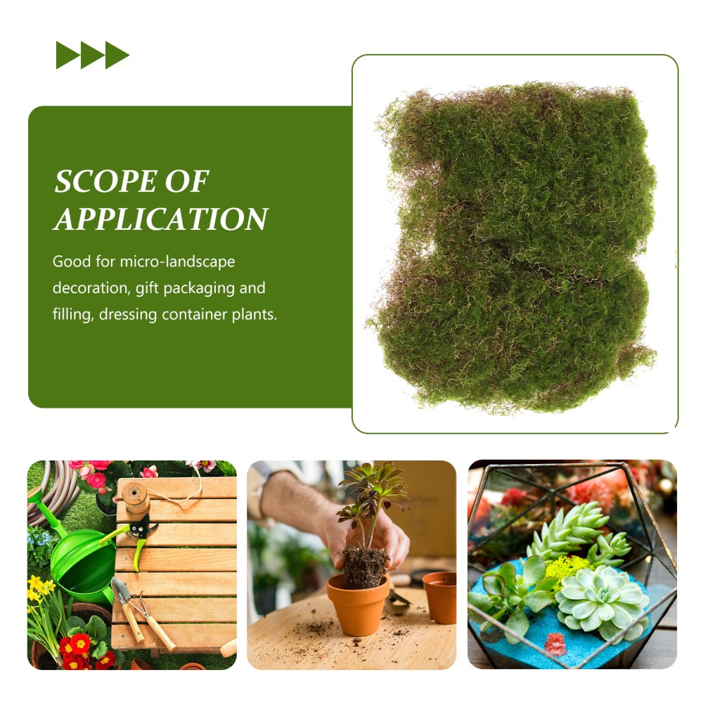 Micro Landscape Accessory Artificial Moss for Crafting Terrace Decoration