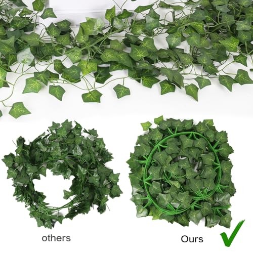 Fake Vines for Room Decor 86 FT Artificial Ivy Garland Hanging Plants Green