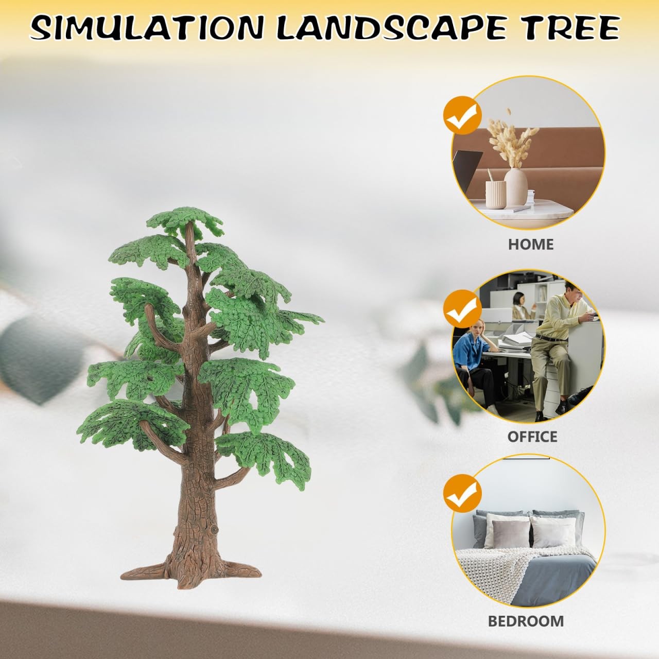 Model Cypress Miniature Artificial Tree Fake Plant for Sand Table Scene