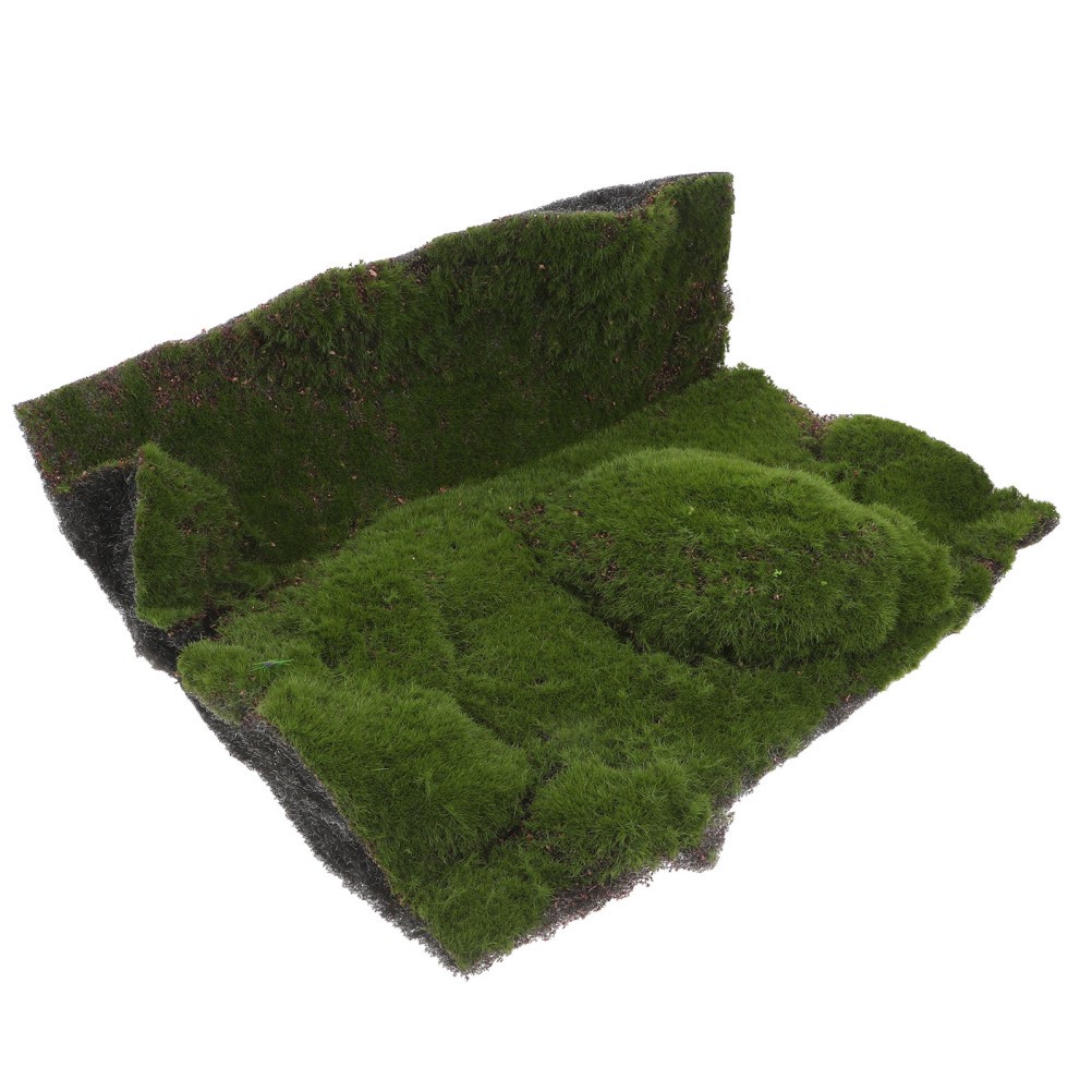 Artificial Moss Mat Decorative Fake Grass Dollhouse Plants Rug for Patio