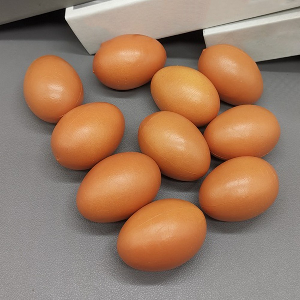 12 PCS Realistic Painted Eggs for Home Decoration Crafts and Role Playing Games