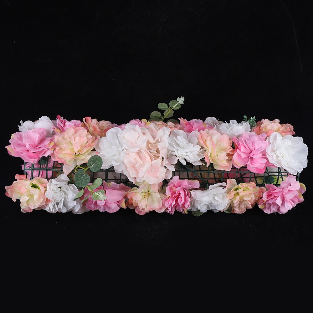 12Pcs Flower Wall Panels Artificial Flower Panels Fake Flower Wall Decoration