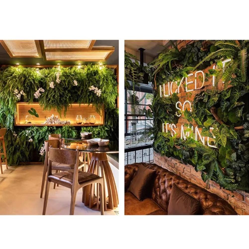 Maintain a Green Look Year round Artificial Plant Flower Wall Panels 50*50CM