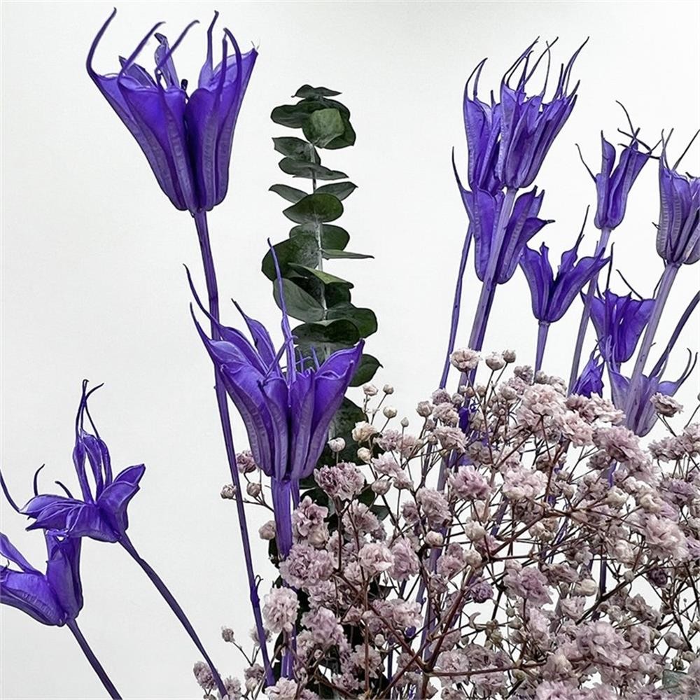 Pemberly Row 10-inch High Real Preserved Mixed Bouquets in Small Size