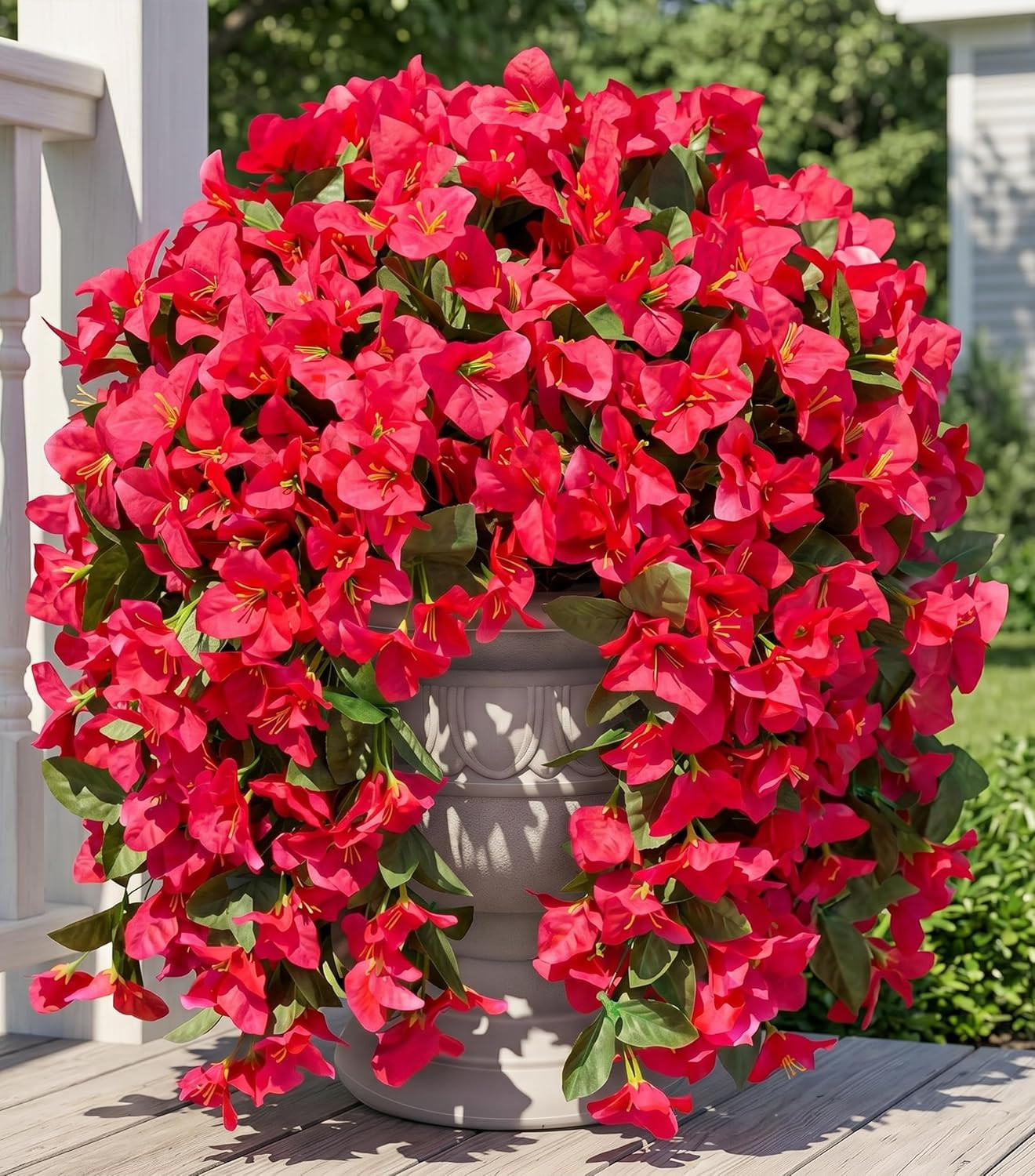 Faux Bougainvillea Artificial Flowers Plants for Outdoors outside Decoration, 2