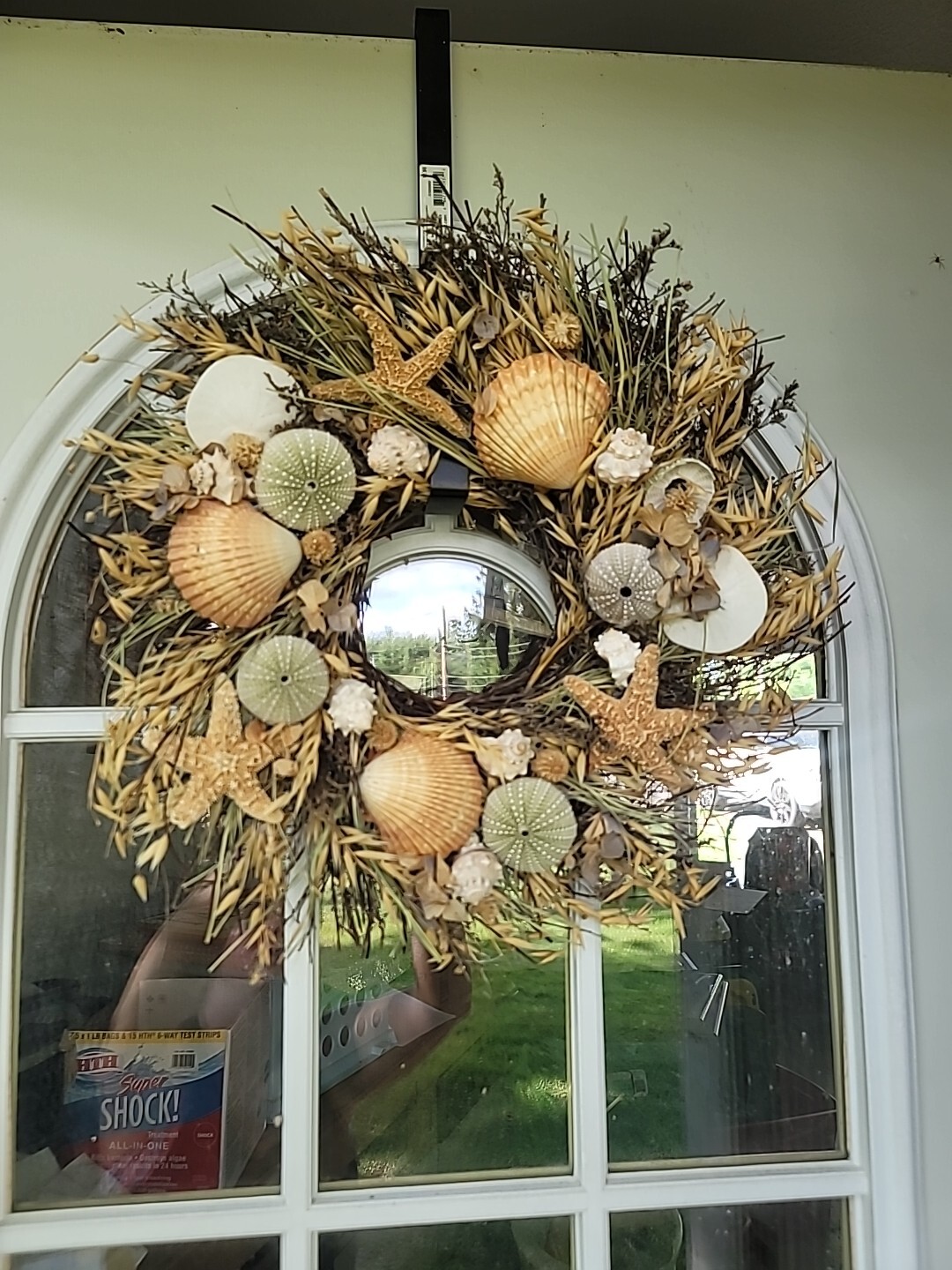 sea shell wreath