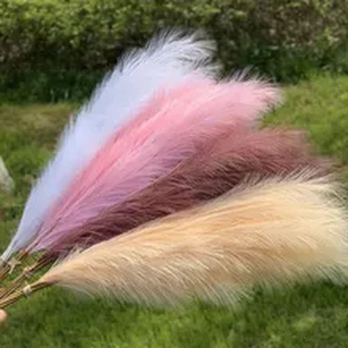 120cm Artificial Pampas Grass Home Garden DIY Fake Plant Ornament Decoration NEW