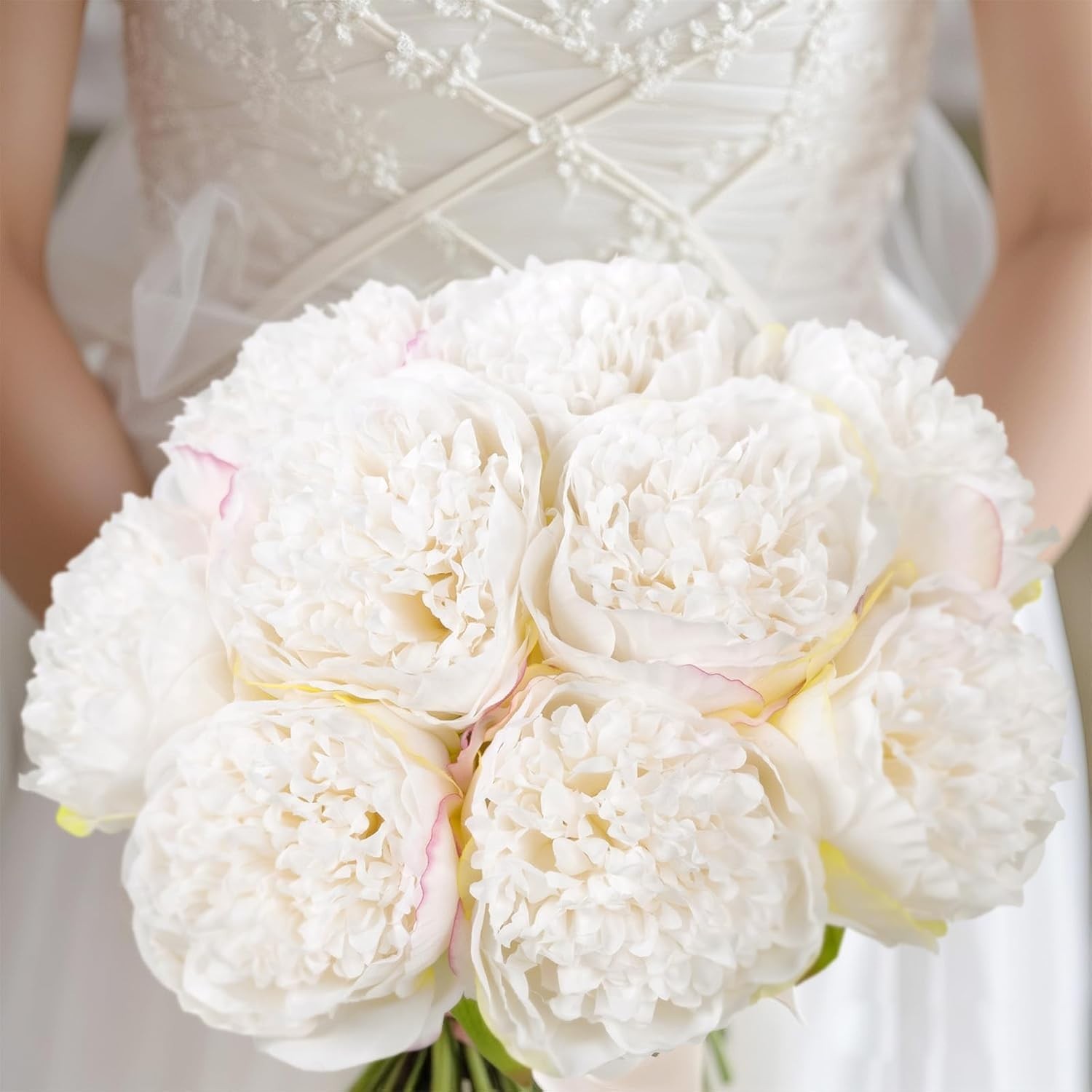Lightweight 20pcs Artificial Peony – Dust and Fade Resistant Floral Elegance