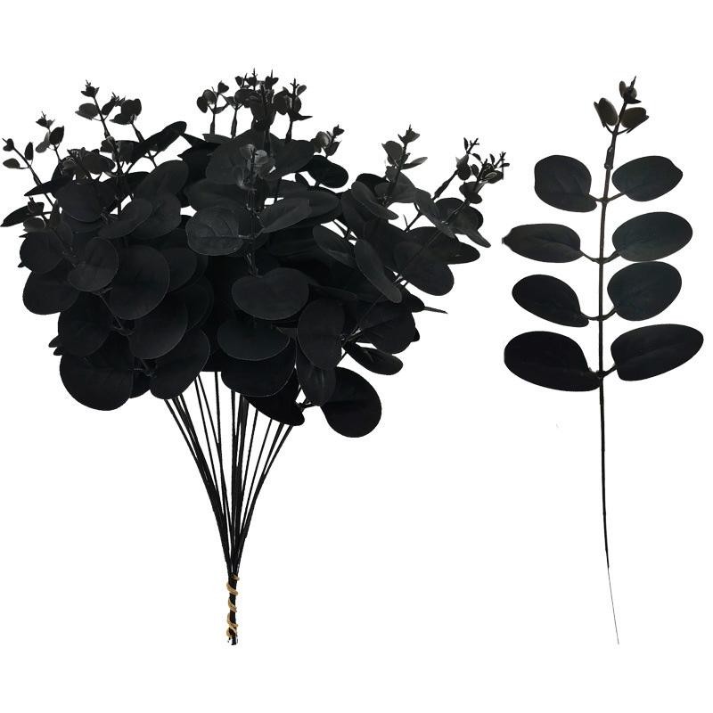 5/10/20Pcs Artificial Eucalyptus Stems Green Leaves Wedding Home Vase Decor
