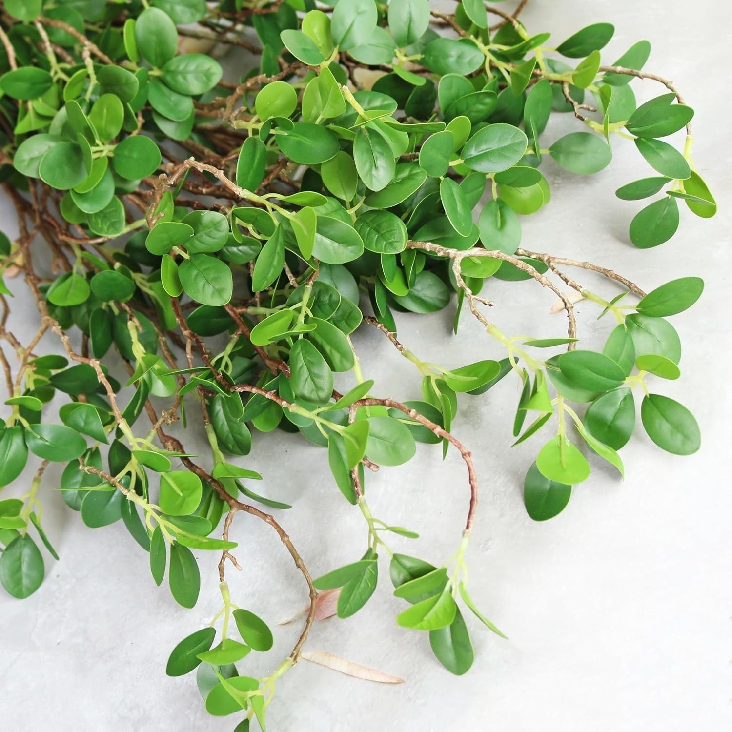 Elegant Faux Eucalyptus Stems – Office Shop Decor