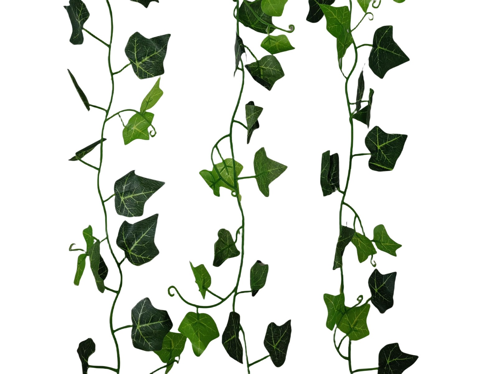 12 Strands-94ft Artificial Shrubs Vines Creeper Green Ivy Silk Leaves Wreath …