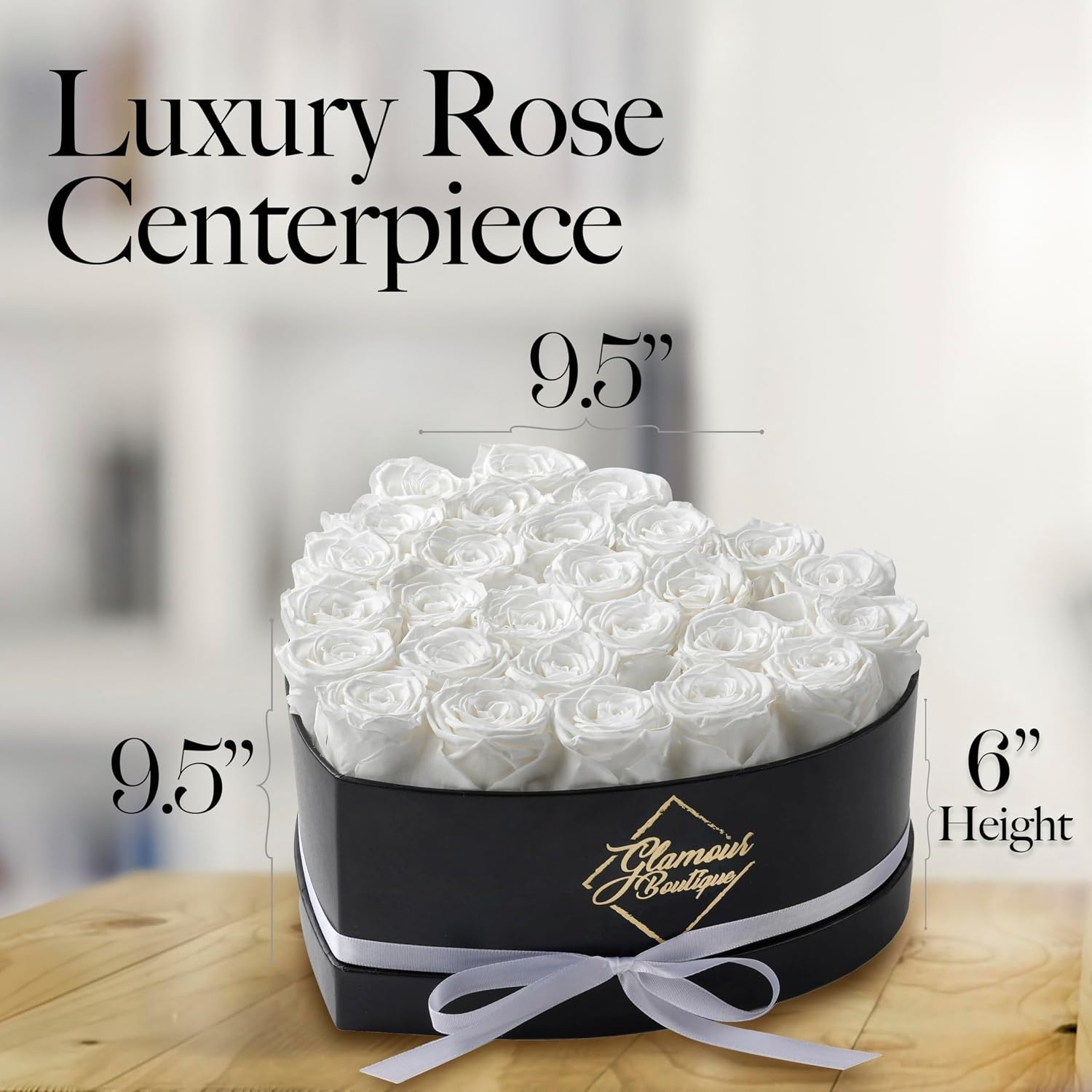 White Eternal Roses – Perfect Gift for Mother’s Day