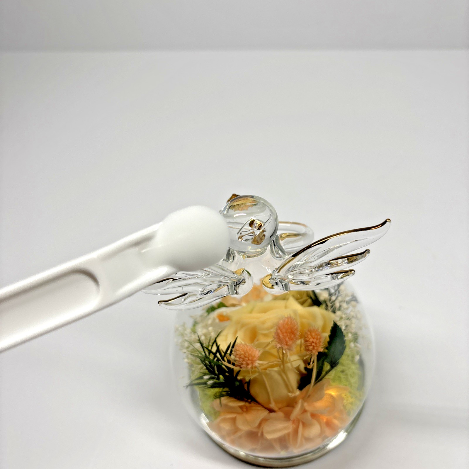 Gifts for Women, Mothers, birthdays Angle Rose Light Up Flowers in Glass *read*