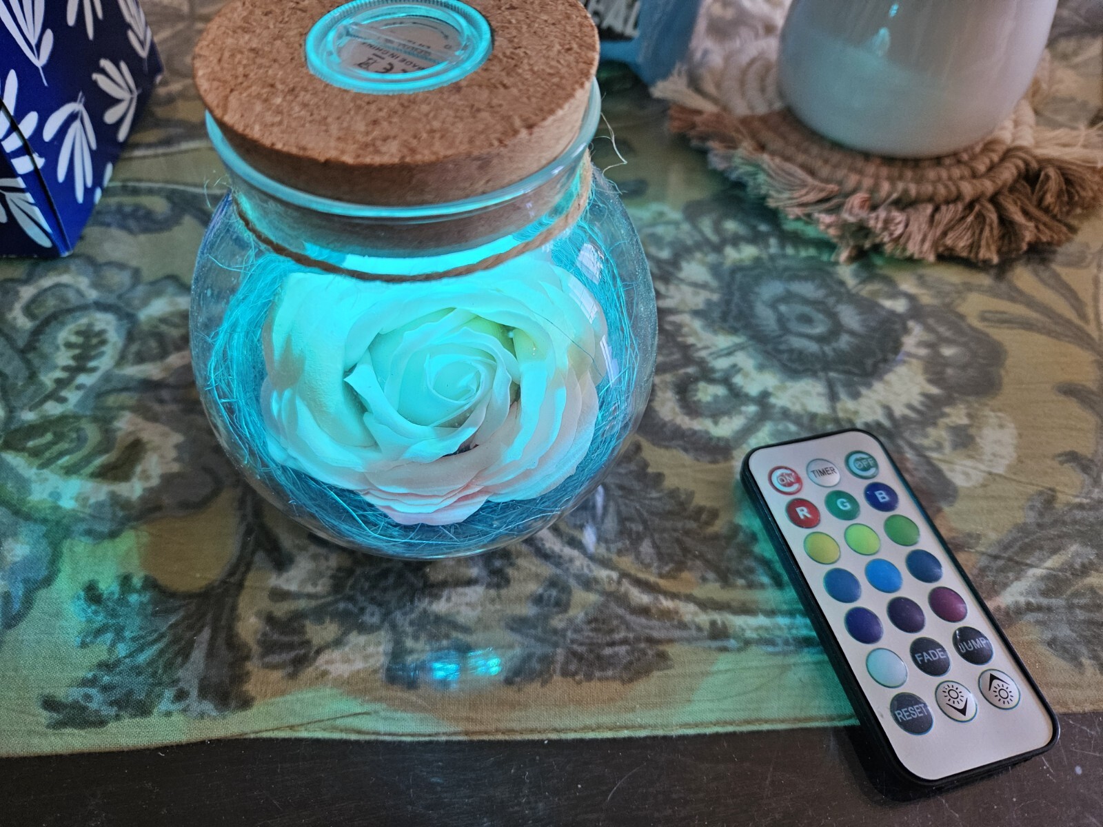 Color Changing Rose Glass