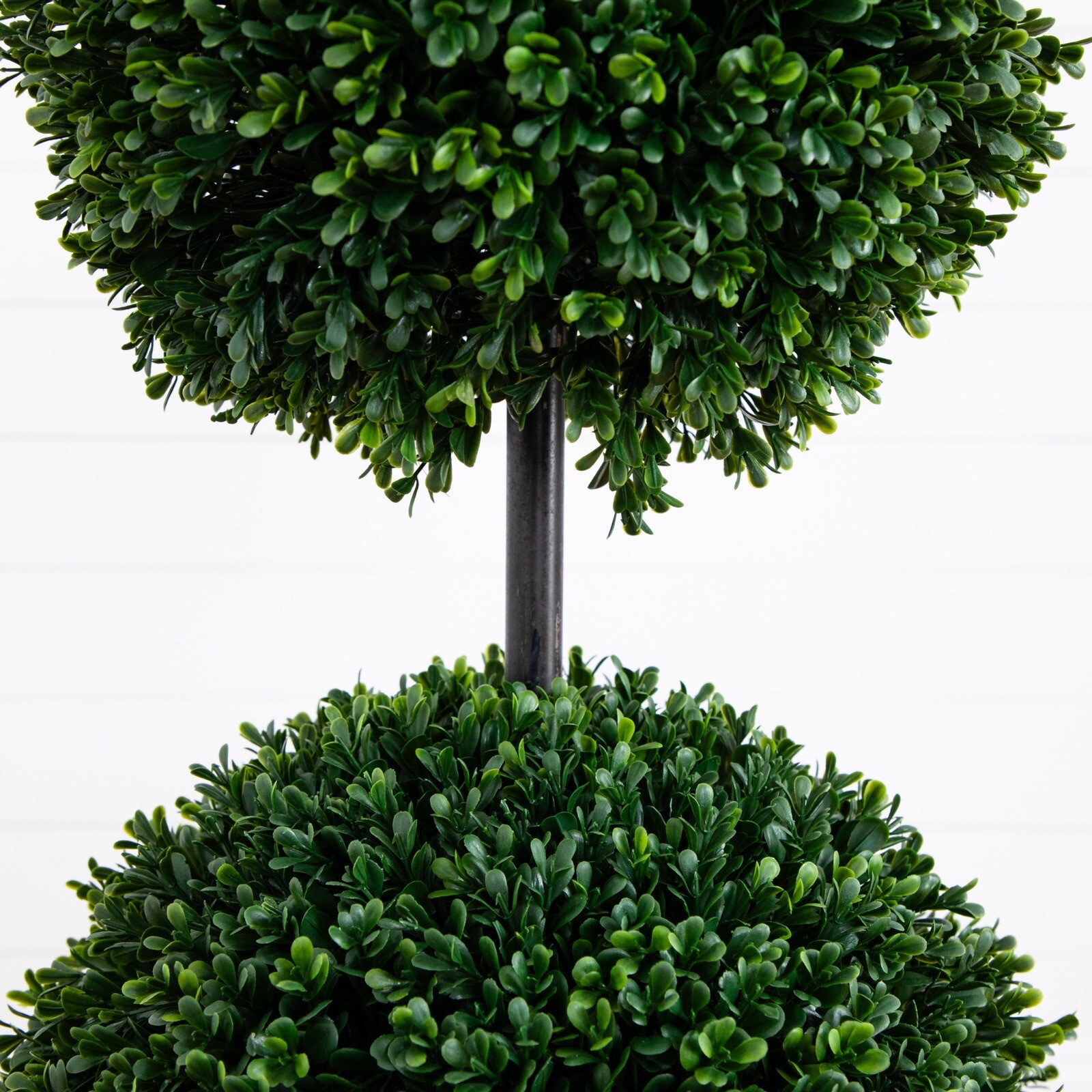 42” Boxwood Double Ball Artificial Topiary Tree UV (Indoor/Outdoor).Retail $218