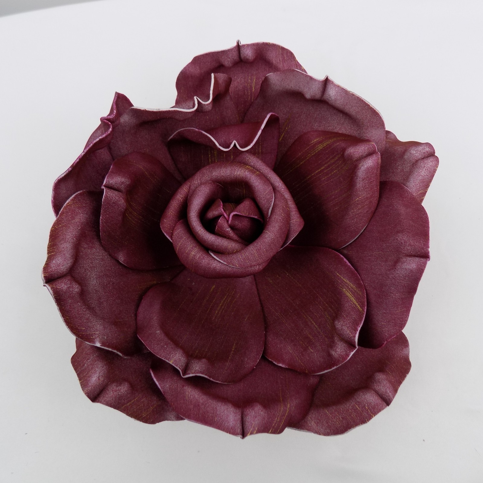 Ashland Blush Romance Burgundy Color Rose Flower Tabletop or Hanging Decor Foam