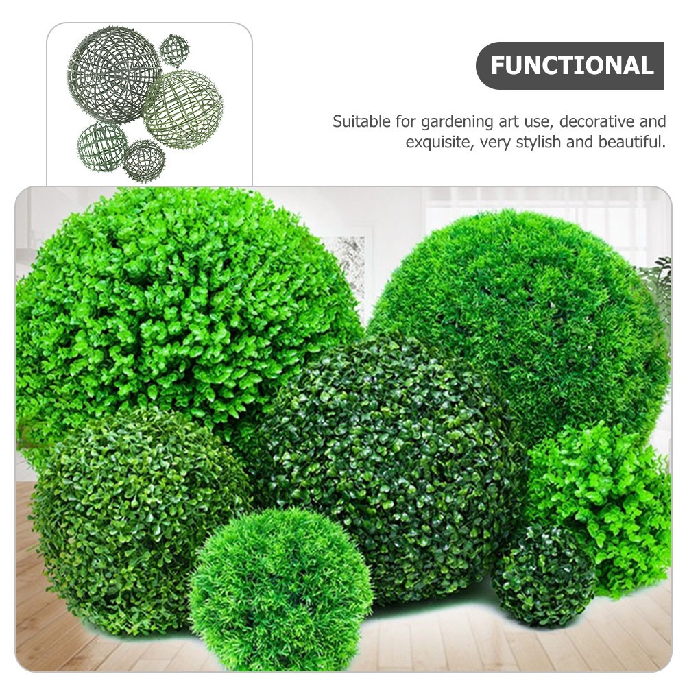 5 Pcs Flower Arrangement Ball Inner Liner Plant Support Frame Cage