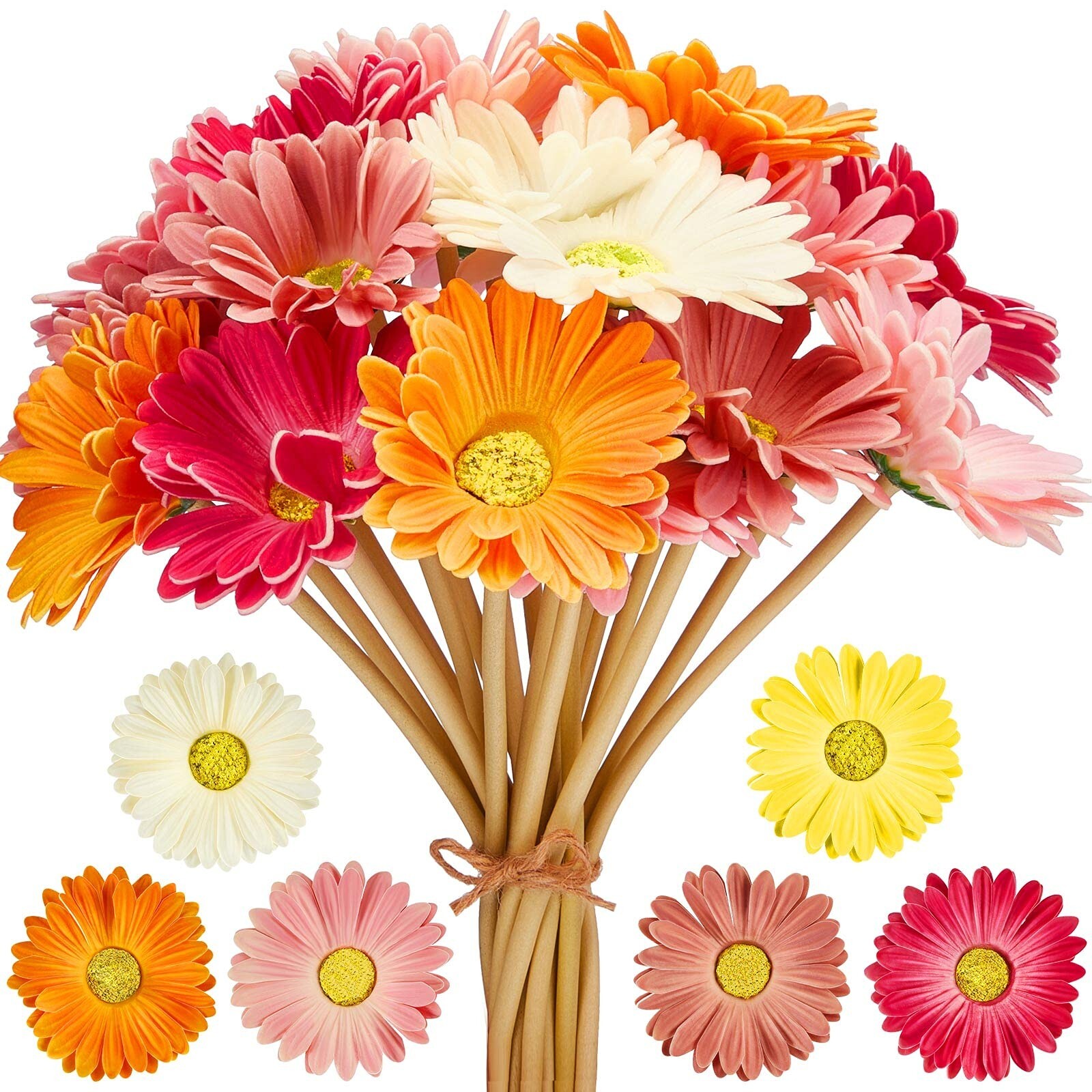 Artificial Daisy Artificial Flowers Gerbera Daisy Fake Gerbera Daisies Fake F…
