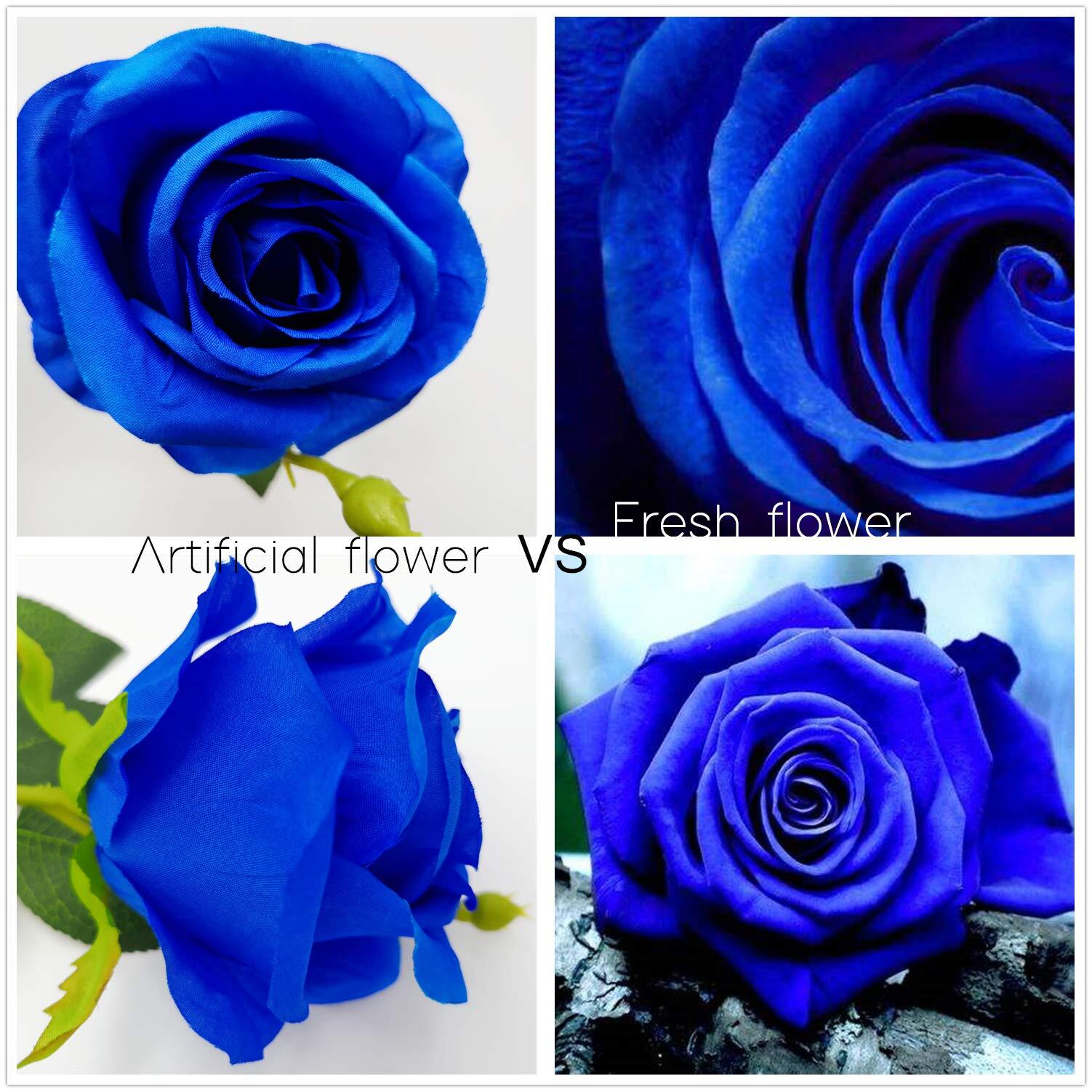 10pcs Artificial Silk Rose Flower Bouquet Home Decor Wedding Party Long Stem For