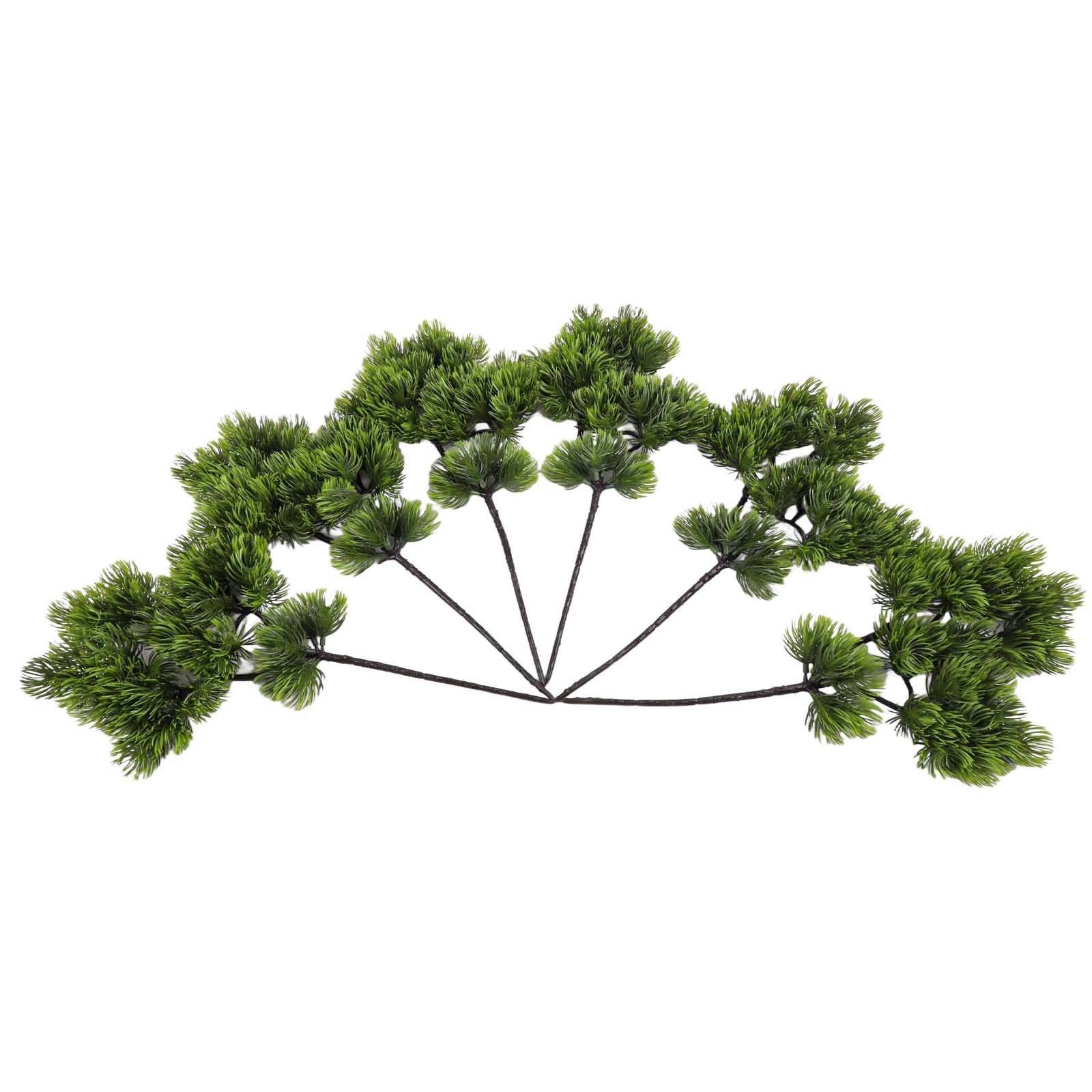 6 Pack 35cm Fake Pine Branches for Indoor and Outdoor Event Decoration