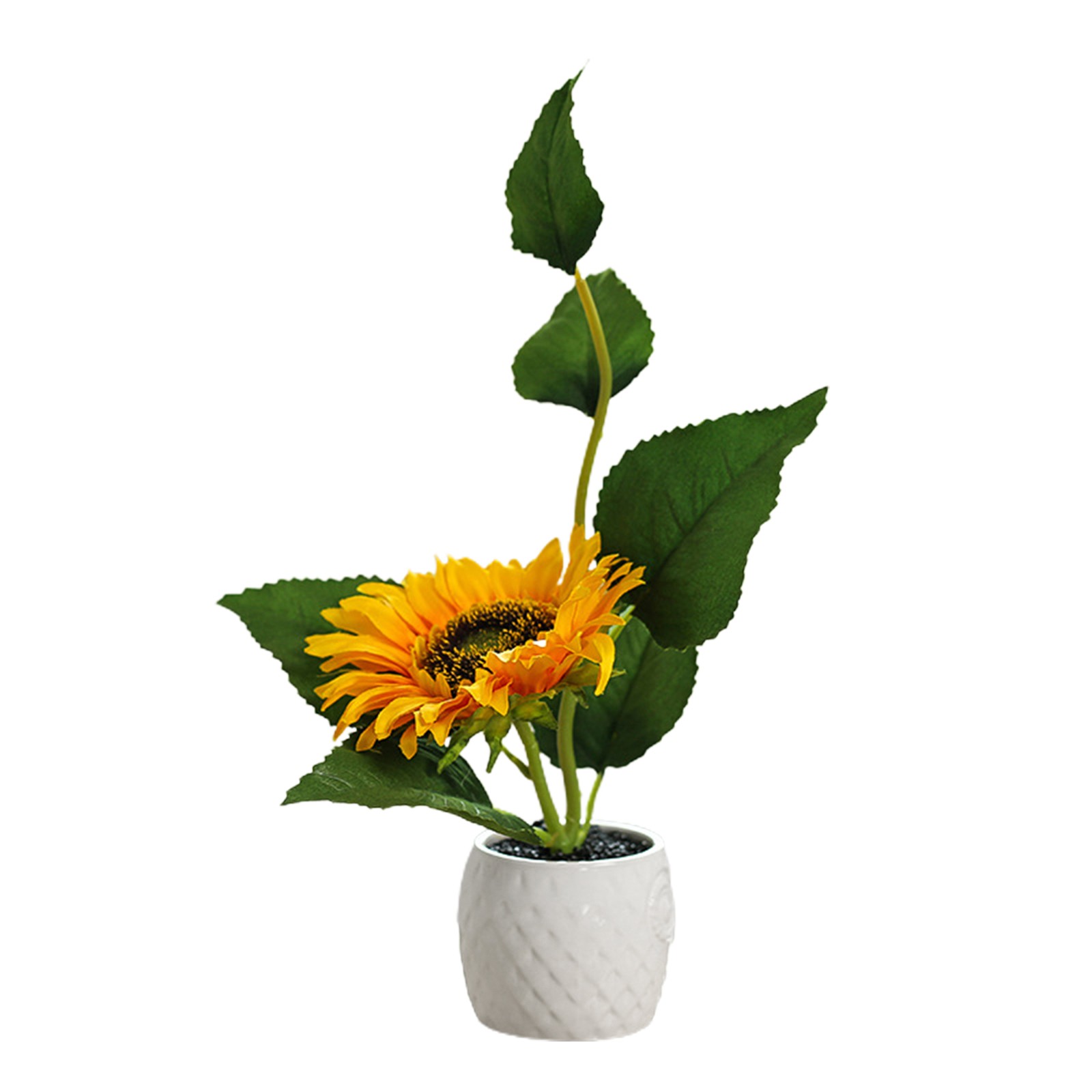 Potted Artificial Sunflower A Style Home Decor JH3916