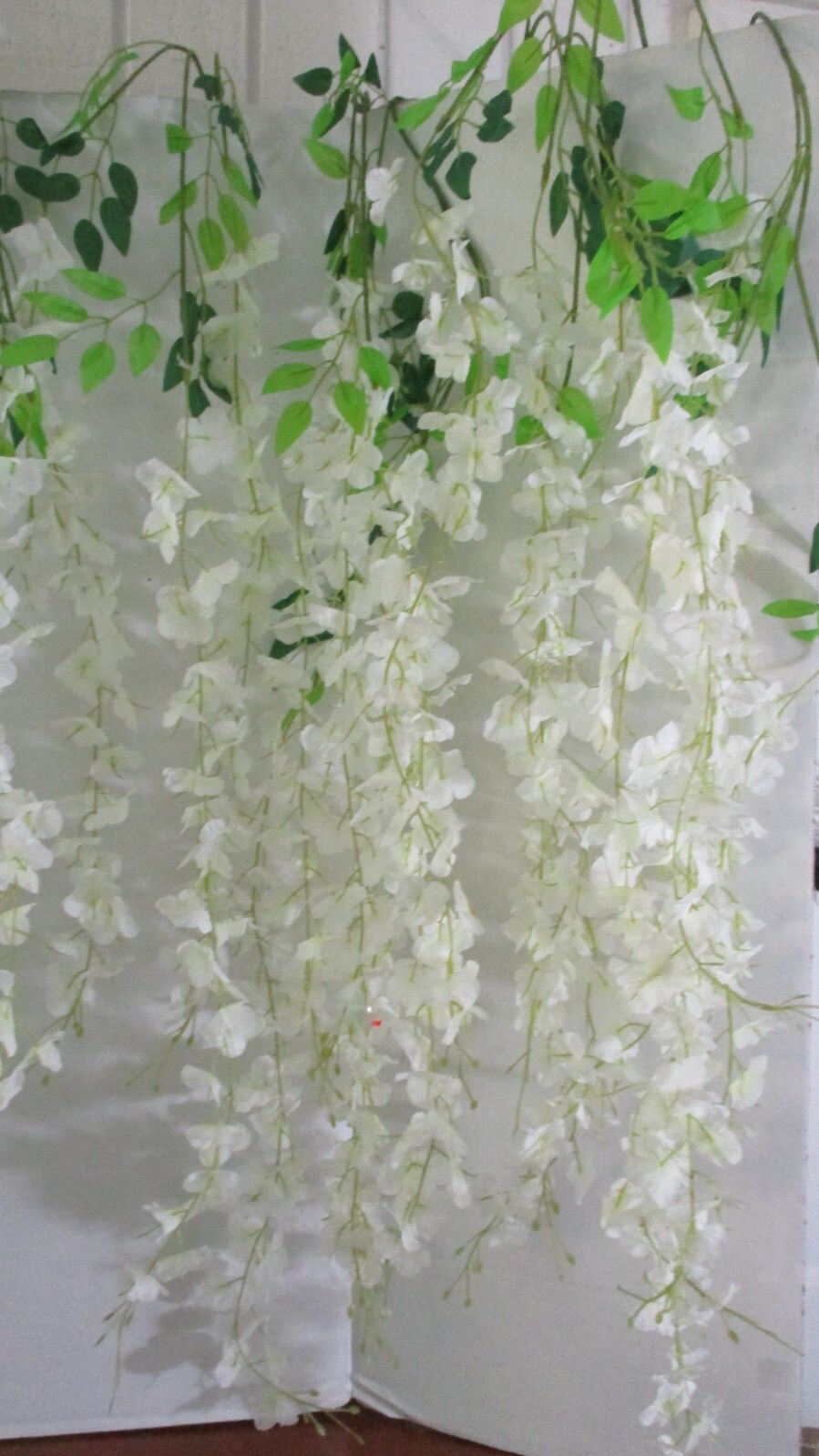 Set of 11 White WISTERIA / DOGWOOD GARLAND VINES~New (tk)