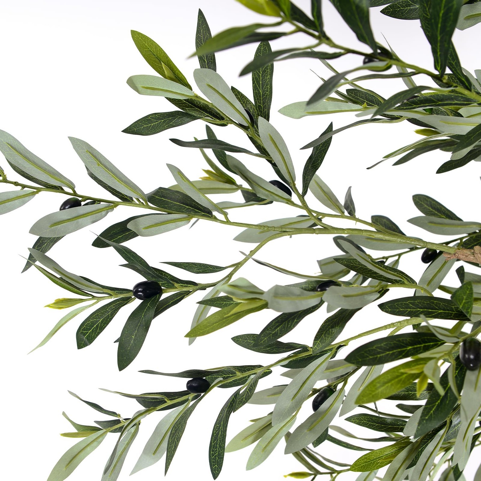4FT Artificial Olive Tree – Realistic Mediterranean Silk Plant, Lifelike Home De