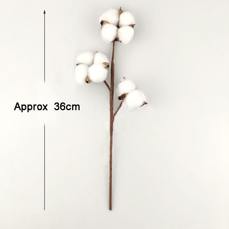 Natural Cotton Artificial Flower – 1 Piece