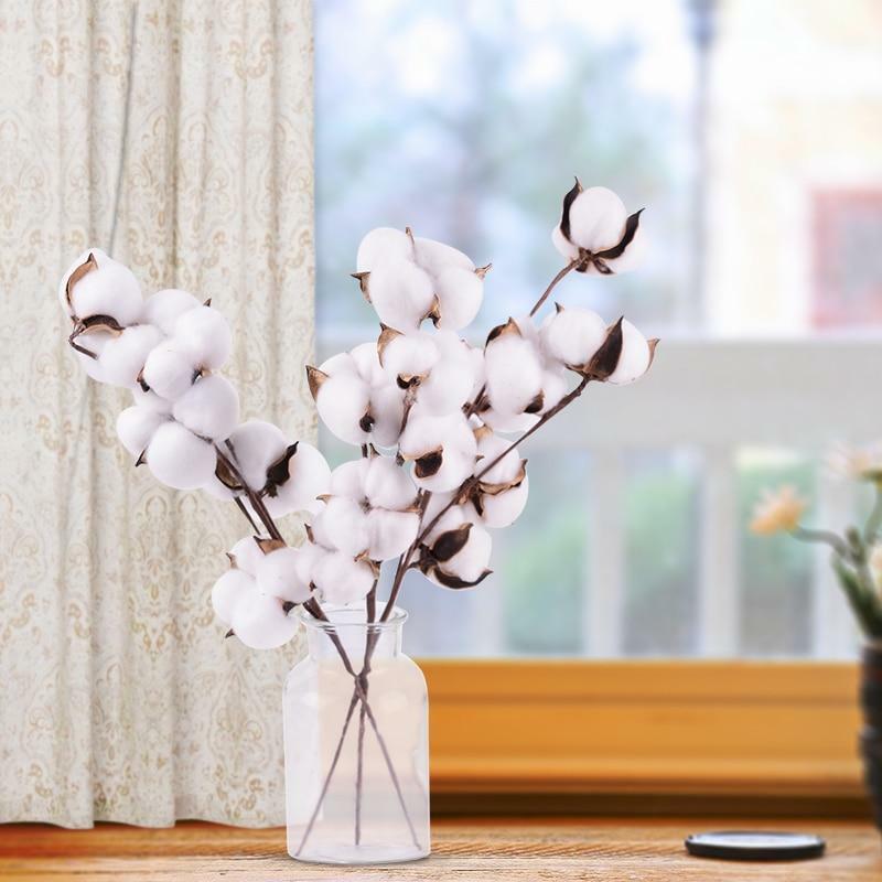 Natural Cotton Artificial Flower – 1 Piece