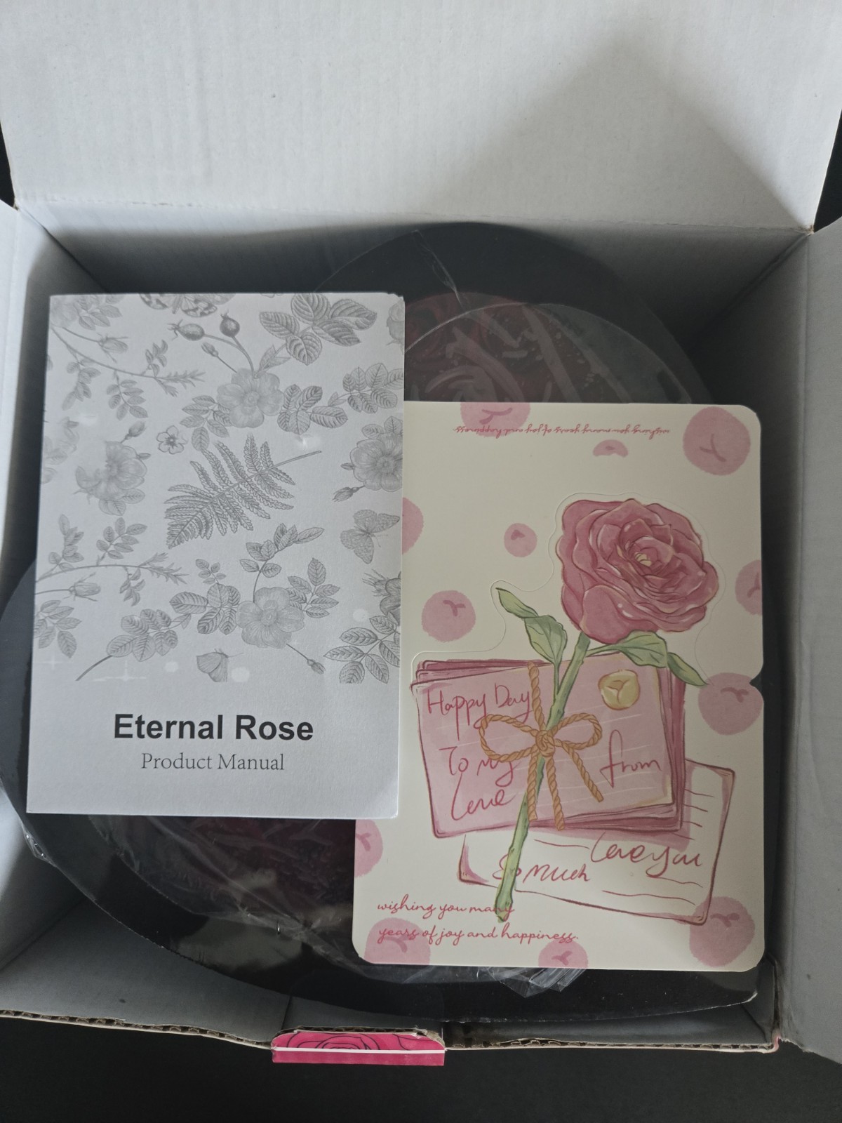 28pcs Red Forever Preserved Roses in Heart Shape Gift Box