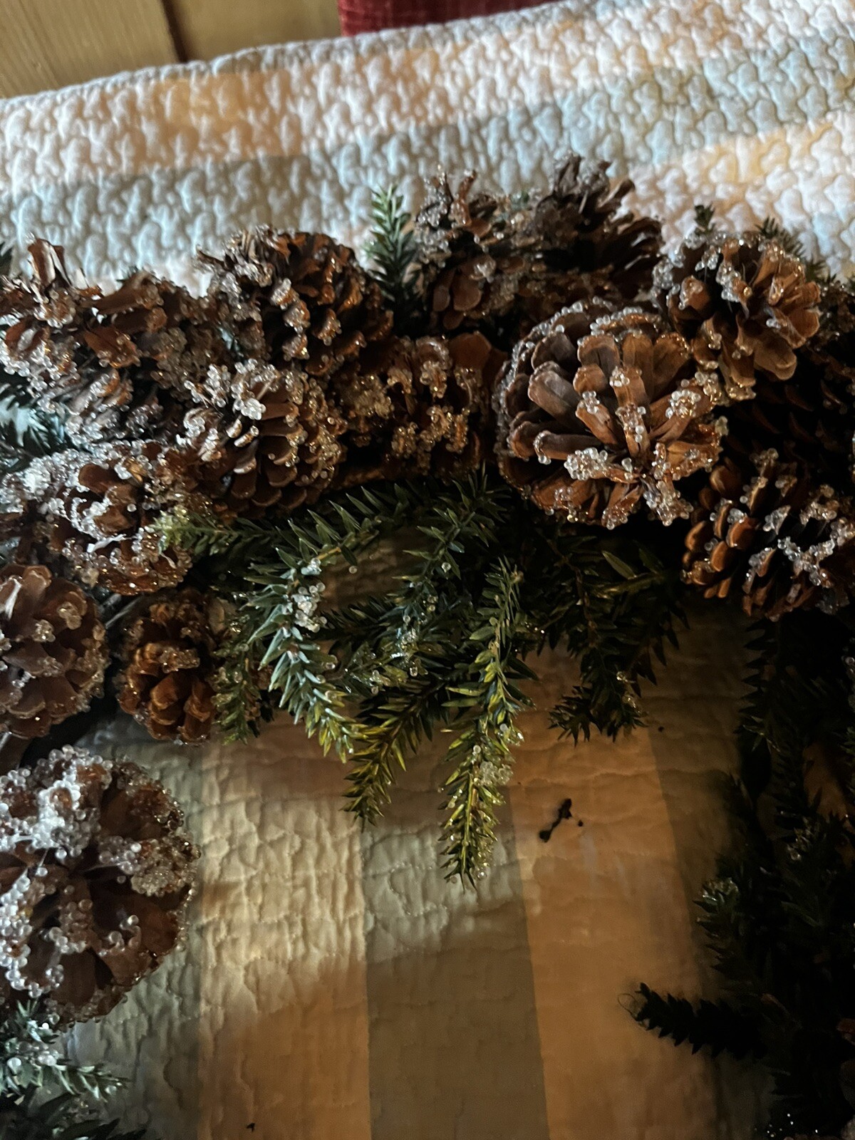 OH SO SHABBY Chic 22” -24” Farmhouse Wreath Home & GARDEN Door Decor