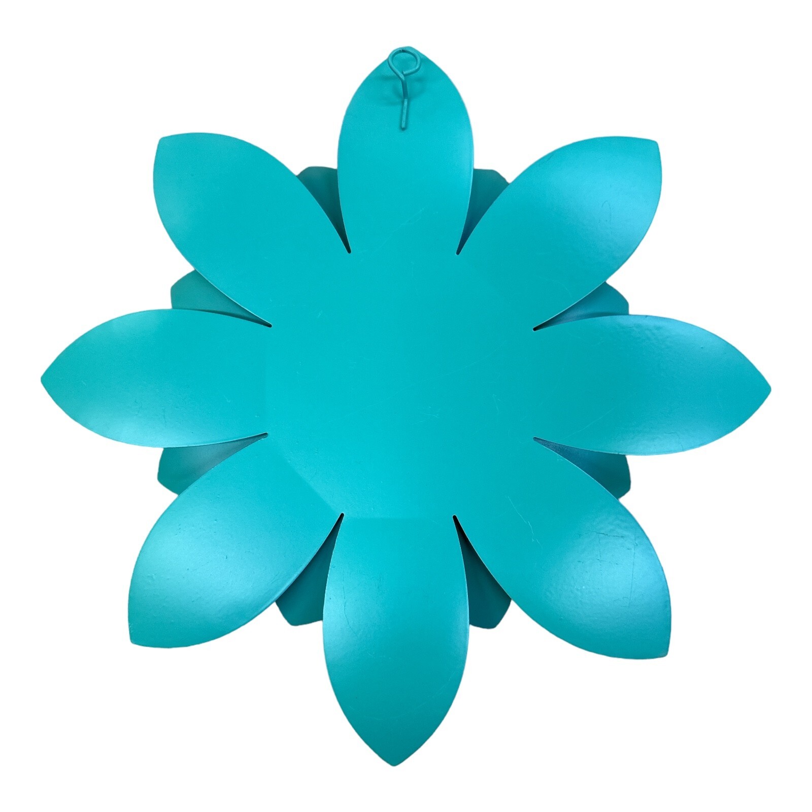 Blue/Green 12″ Metal Wall Art Decor For Indoor and Outdoor Use