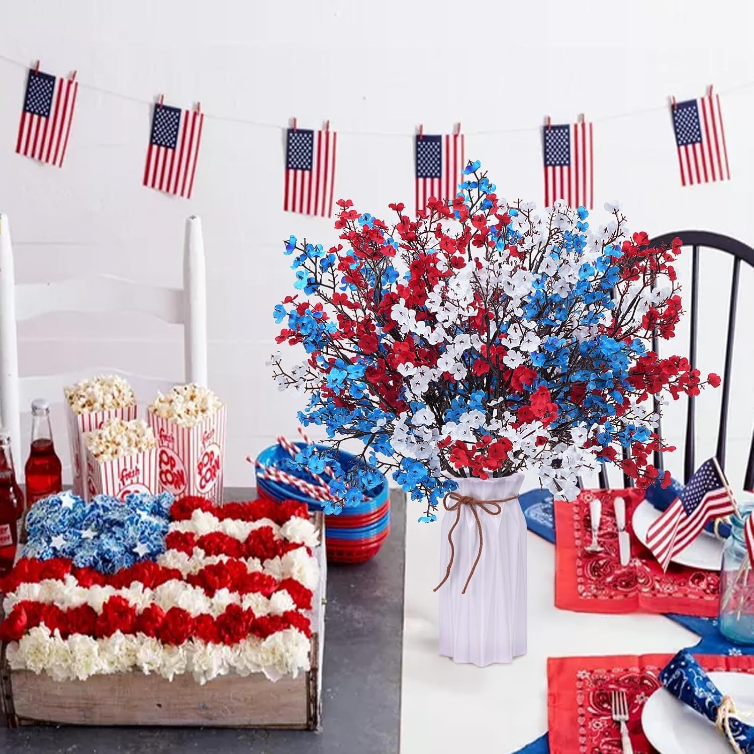 Artificial Flower Bouquet Fake Flowers Home Office Decor Wedding Party Ornaments